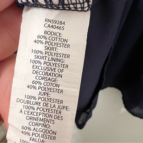 Girls Flip Sequin Dress Smiley Face Blue White Stripe The Childrens Place 7/8 M - Picture 7 of 11